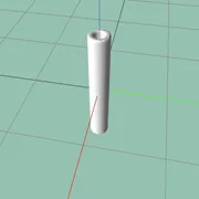 hollow stick